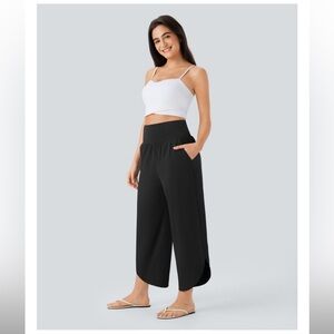 HALARA Black Wide-Leg Pants